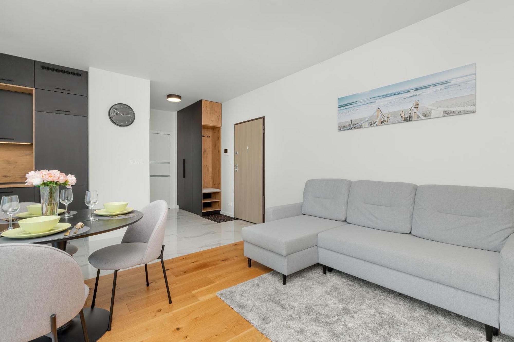 Apartament Na 15 Pietrze Z Widokiem Na Zatoke W Gdyni I Parkingiem By Noclegi Renters Gdynia Bagian luar foto