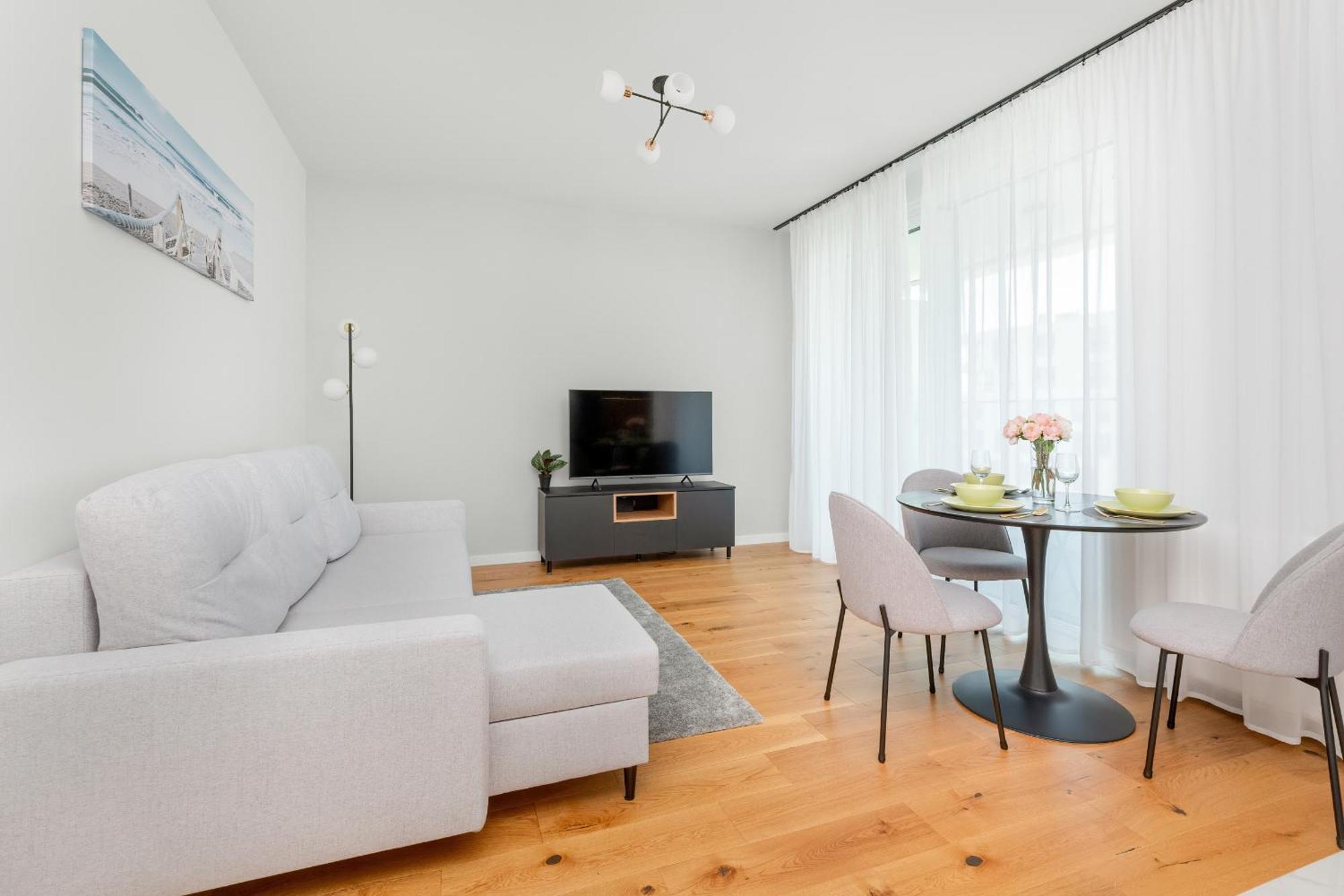 Apartament Na 15 Pietrze Z Widokiem Na Zatoke W Gdyni I Parkingiem By Noclegi Renters Gdynia Bagian luar foto